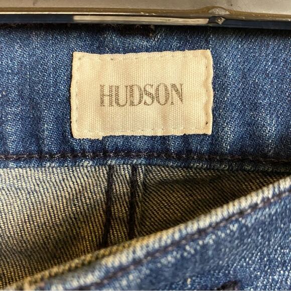 Hudson Byron Blue Straight Leg Jeans Size 38 - Picture 5 of 7